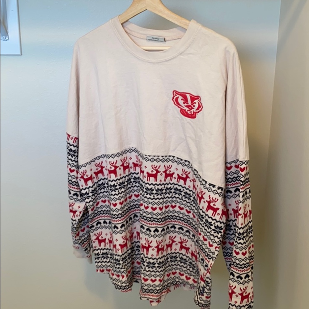 Wisconsin festive spirit jersey